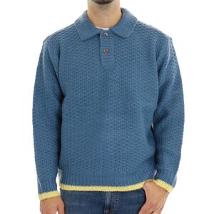 MAGLIA LORETO POLO OBEY BLU